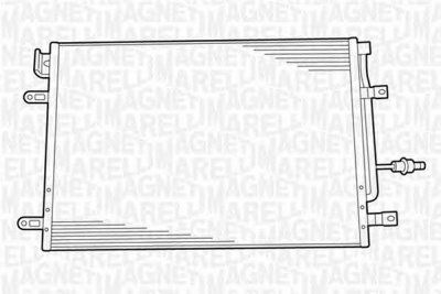 MAGNETI MARELLI 350203230000 -  Конденсатор, кондиционер